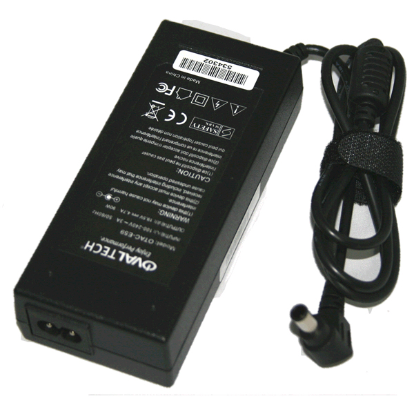 Adaptador para Computadora Portatil  OVALTECH 19.5V/4.74AH C/Blister + USB